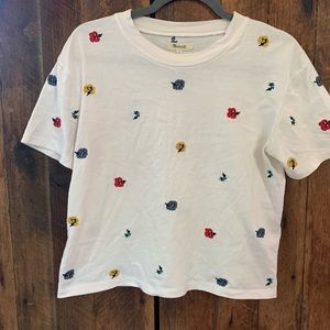 Madewell floral confetti shirt